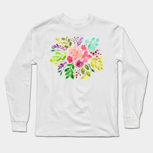 Watercolour fantasy bouquet Long Sleeve T-Shirt